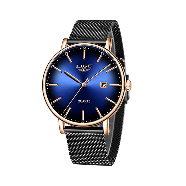 LIGE Womens Simple Elegance Watch, 30M Waterproof - Gifts Are Blue