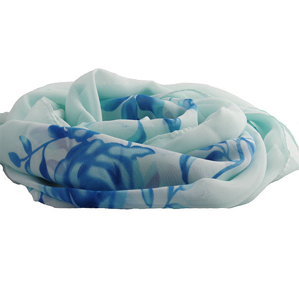 Lightweight Womens Scarf Shawl with Beautiful Design â Gifts Are Blue