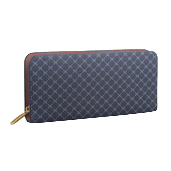 Mens Long Wallet Phone Case with Zipper - Gifts Are Blue - 1