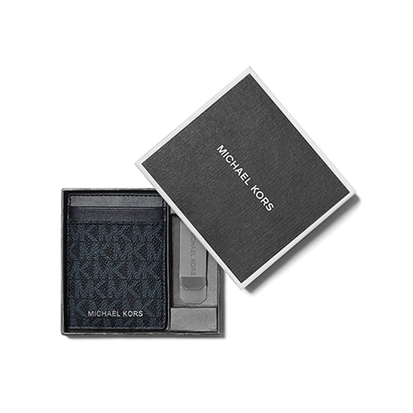 Michael Kors Accessories | Michael Kors Money Clip & Card Holder Set | Color: Black/Blue | Size: Os | Susan3190's Closet