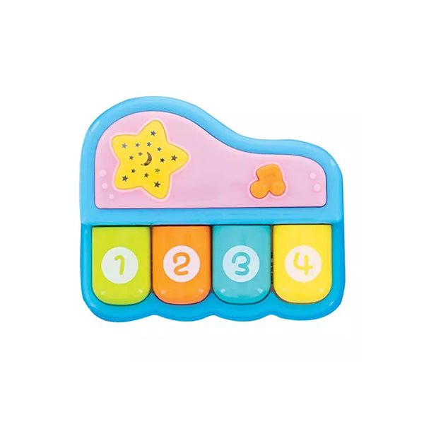Mini Explorers Mini Music Piano with 4 Sound Modes - Gifts Are Blue