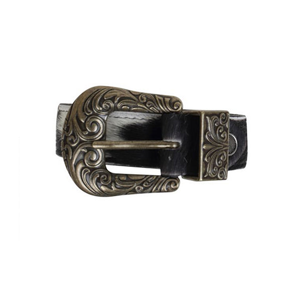 Myra Bag Confident Hairon Womens Leather Belt S2930, Western Belt, Modern Cowgirl Belts, Women Belts, Woman Belts, Womens Western Belts - Buckle Closeup - all SKUs