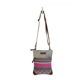 Simple Sober Small & Crossbody Bag, Myra Bag, Pink/Blue