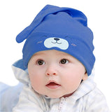 Newborn Baby Blue Kit Hat, Model, Dark Blue