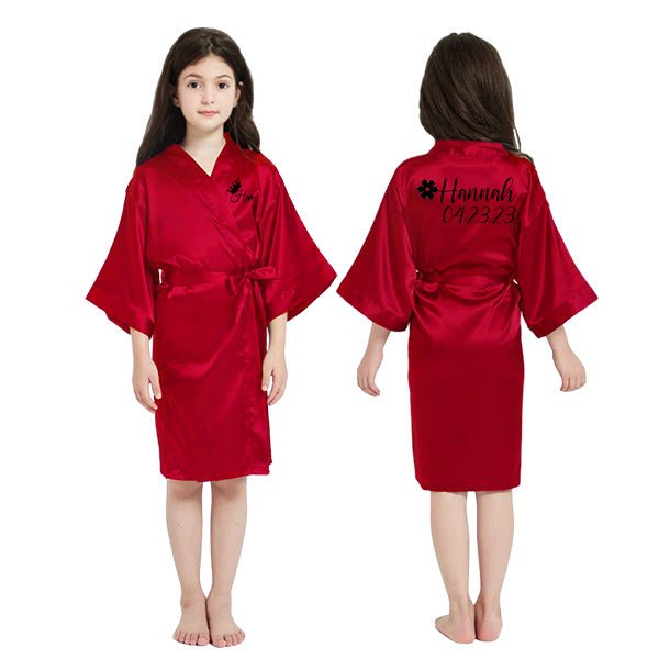 Unicorn Birthday Robes, Personalized Kids Robes with Unicorn Design, Birthday Party Robes, Sleepover Robes, Kids Bathrobes - Gifts Are Blue