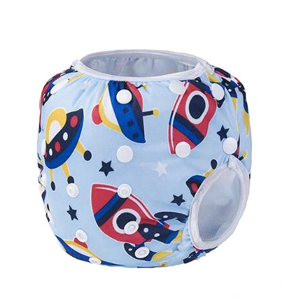 Leakproof Washable Reusable Swim Diapers For Kids 0 to 2 Years - Gifts Are Blue