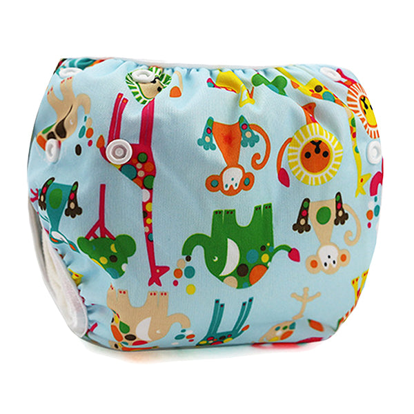 reusable swim diaper circus animals