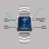 SKMEI Mens Fashionable Watch, Dual Analog w Digital, all SKUs