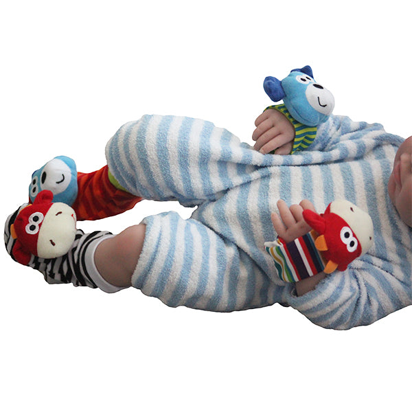 sozzy baby hand and feet finder rattles 2