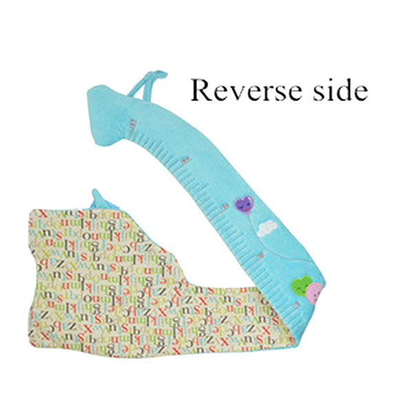 sozzy blue elephant height ruler reverse