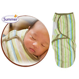 SwaddleMe Cotton Newborn Infant Baby Wrap Sleepsack - Gifts Are Blue - 7