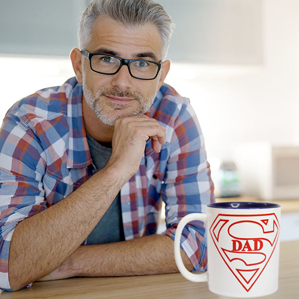 Novelty Coffee Mugs Super Dad For Dad, Grandpa, Step Father, and Uncle, Superhero Mugs, Father's Day Mugs, Men Coffee Cups - Lifestyle