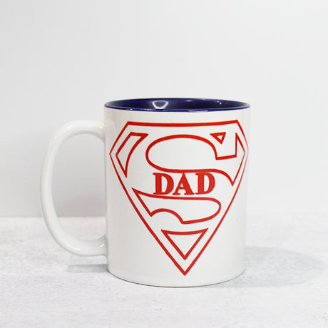 Novelty Coffee Mugs Super Dad For Dad, Grandpa, Step Father, and Uncle, Superhero Mugs, Father's Day Mugs, Men Coffee Cups