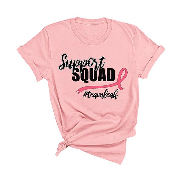 Support Squad Breast Cancer Awareness Month TShirt - Gifts Are Blue