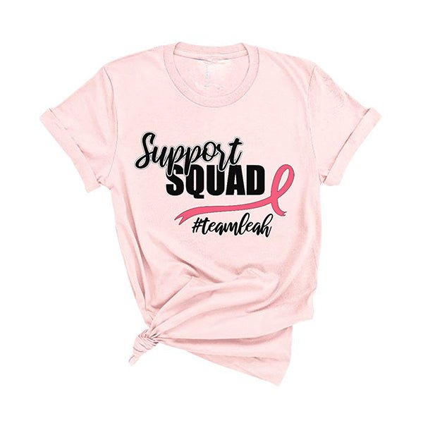 Support Squad Breast Cancer Awareness Month TShirt - Gifts Are Blue