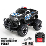 Taiyo RC Mini Police Truck, Off Road Capabilities, Fast, Handset Remote Control, Ages 4+-Details