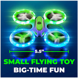 Force1 UFO 3000 -Speed LED Stunt Drone, Remote Control, 4 Channels - Ages 14+-size