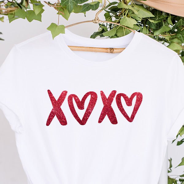 Cute Valentine Day Shirts featuring Xs and Hearts that can also be worn all year long. Available in sizes XS - 6XL for adults and Youth Small to Youth Xlarge. all SKUs