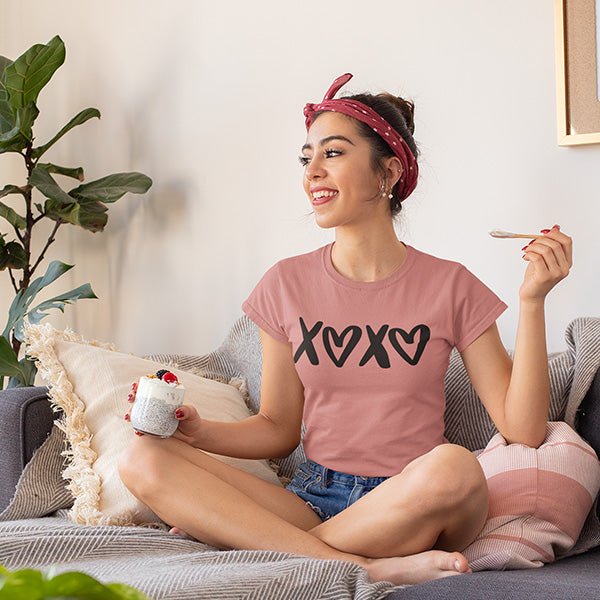 XoXo tshirts in a variety of styles for girls and women of all ages. Choose from tshirts, tank tops, crop tops, hoodies, slouchy tees, long sleeve tees and sweatshirts. all SKUs