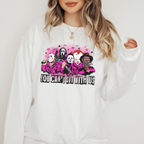 You Can't Sit With Us - Halloween Sweatshirt - Sizes S to 5XL