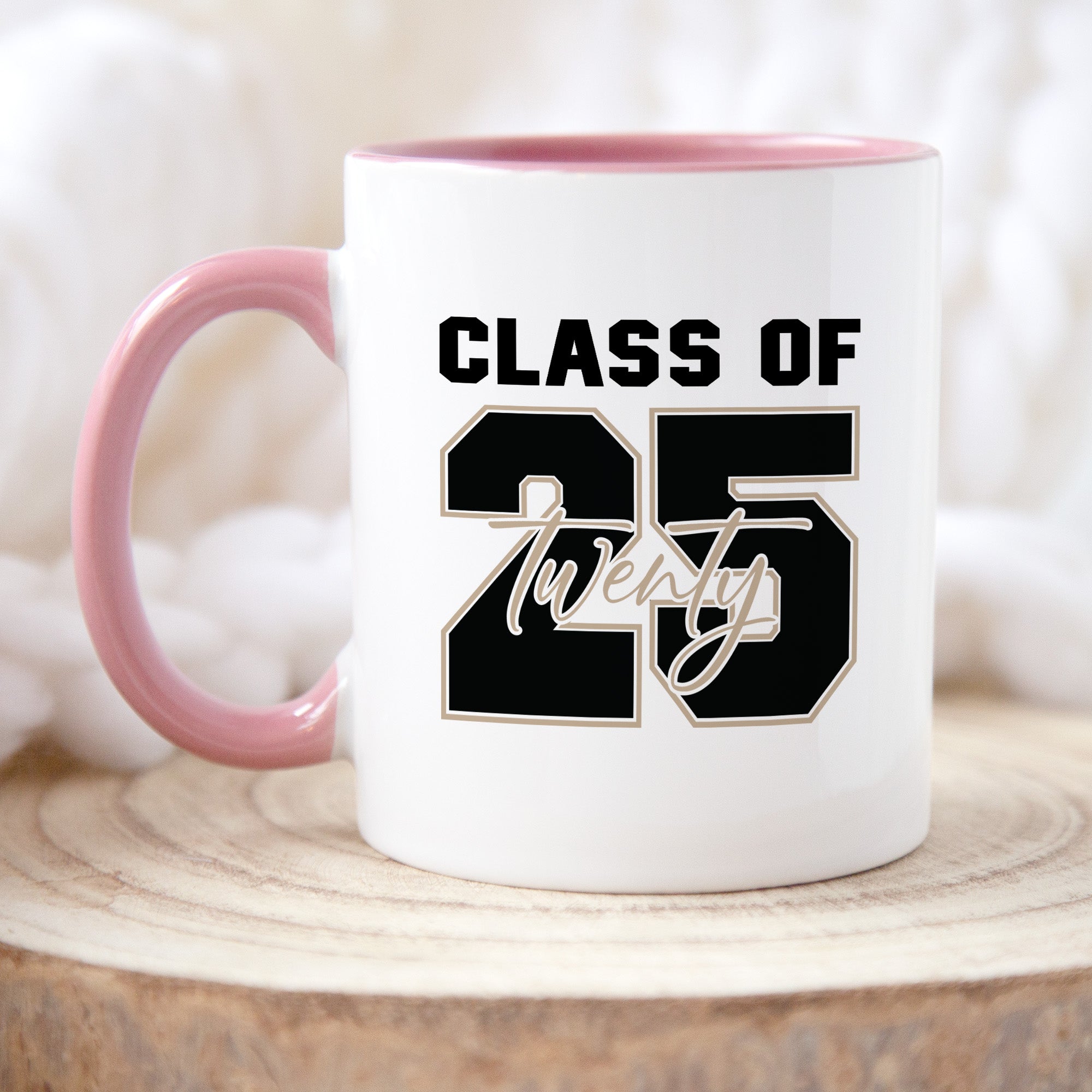 Graduation mug for Class of 2025, coffee cup gift idea for high school or college graduates, unisex gift for him or her.