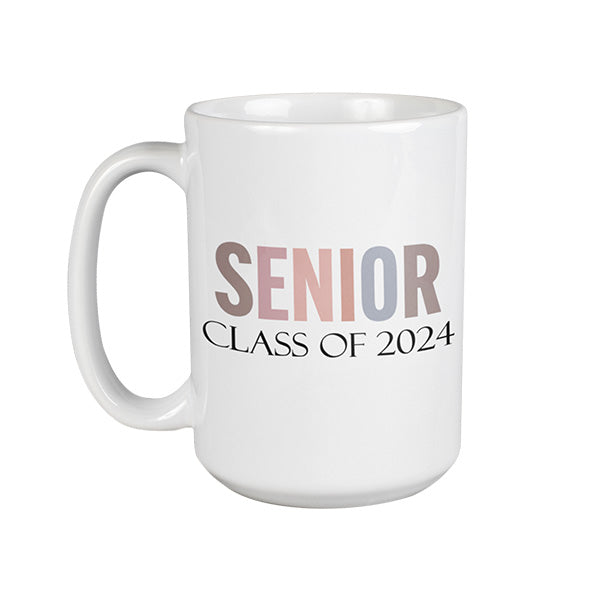 Class of 2024 graduation coffee mug. All SKUs.