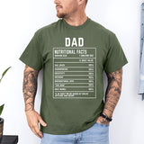 Custom Dad Nutrition Facts Shirt, Funny Fathers Day Gifts From Kids, Personalized Dad Shirt