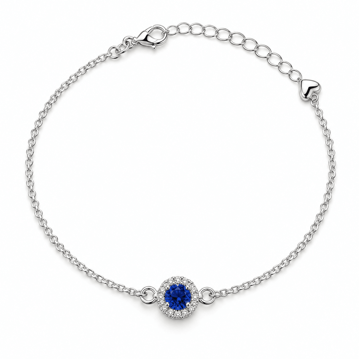 Elegant 925 Sterling Silver Blue Anklet Foot Chain - Gifts Are Blue