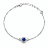Elegant 925 Sterling Silver Blue Anklet Foot Chain - Gifts Are Blue