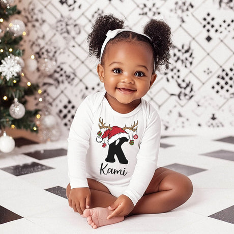 Reindeer Pajamas - Personalized Matching Family Christmas Pajama Set for Youth and Adults - Gifts Are Blue