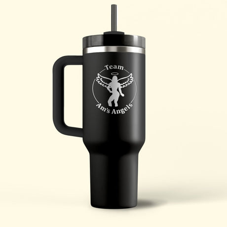 Custom Logo 40oz Tumblers - Am's Angels - Gifts Are Blue