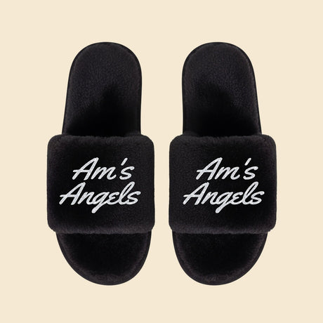 Fluffy Slides - Am's Angels - Text Only - Gifts Are Blue