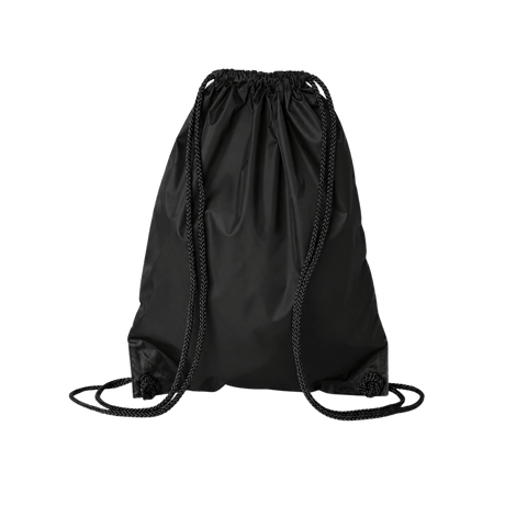 Custom Black Drawstring Bags - Am's Angels - Gifts Are Blue