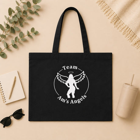 Custom Canvas Tote - Am's Angels - Gifts Are Blue