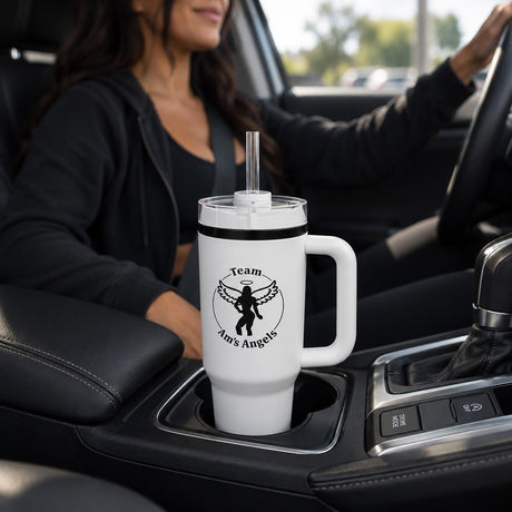 Custom Logo 40oz Tumblers - Am's Angels - Gifts Are Blue