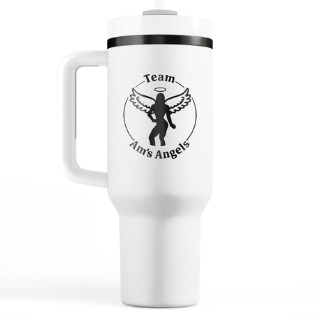 Custom Logo 40oz Tumblers - Am's Angels - Gifts Are Blue