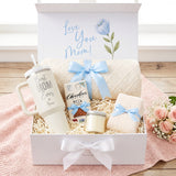 Sweet & Snuggly Personalized Mom Gift Box with Blanket and Fuzzy Socks