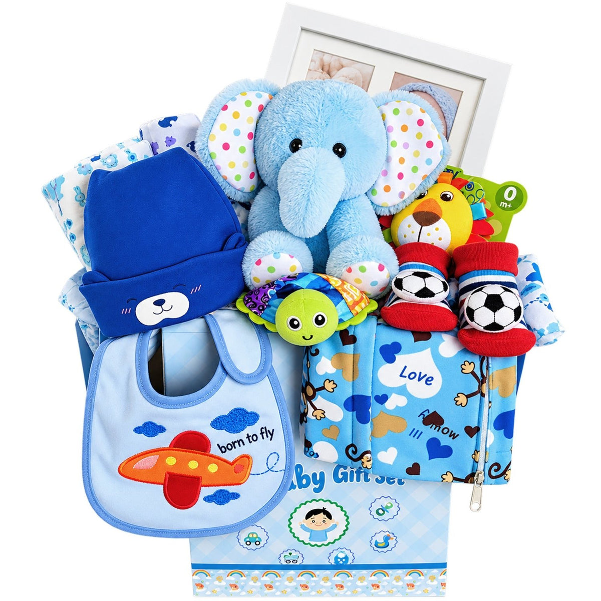 Baby Boy Bundle Gift Set - Gifts Are Blue
