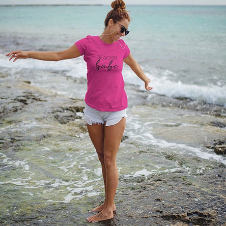 Beachin Bride & Babe Bachelorette Shirts for Bachelorette Party - Gifts Are Blue
