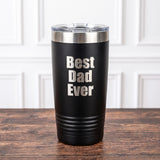 Best Dad Ever Engraved 20oz Polar Camel Tumbler with Gift Box