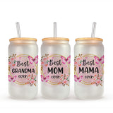 Equipped with a bamboo lid and straw, this glass tumbler makes for the perfect gift for mom or grandma. A lasting iced coffee cup with lid and straw. allSKUs.