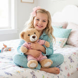 Personalized Teddy Bear with Pajama Set for Girls and Boys, 14in