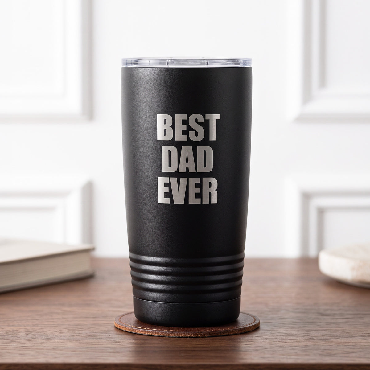 Best Dad Ever Engraved 20oz Polar Camel Tumbler with Gift Box