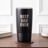 Best Dad Ever Engraved 20oz Polar Camel Tumbler with Gift Box