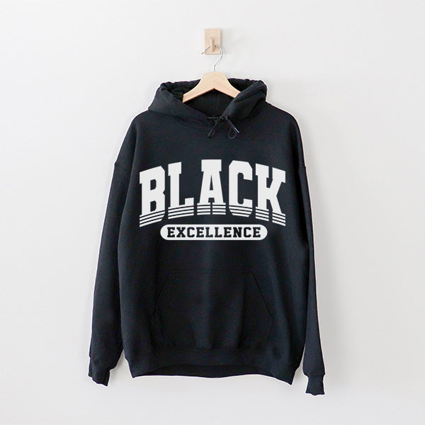 Simple Black Excellence Shirts and Hoodies for Men Women and Kids