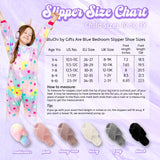 Personalized Fluffy Birthday Slippers for Birthday Girl and Squad, Custom Party Slippers Gift