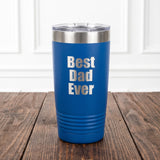 Best Dad Ever Engraved 20oz Polar Camel Tumbler with Gift Box