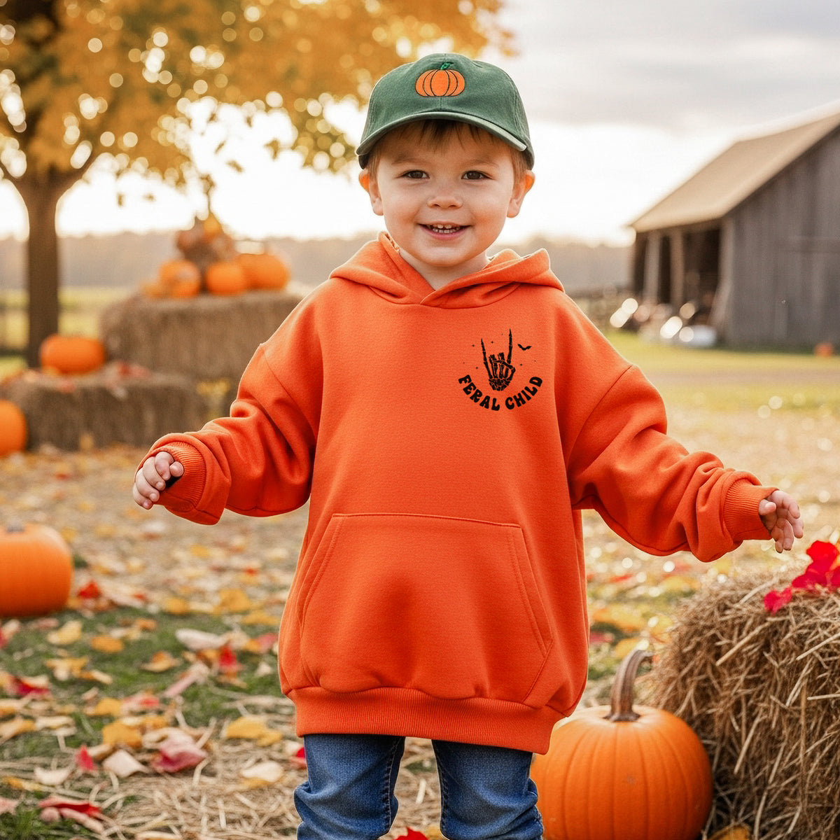 Somebody's Feral Child Halloween Hoodie