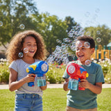 Bubble Galaxy Bubble Blaster Gun with Extra Solution - Summer Fun Outdoor Activity