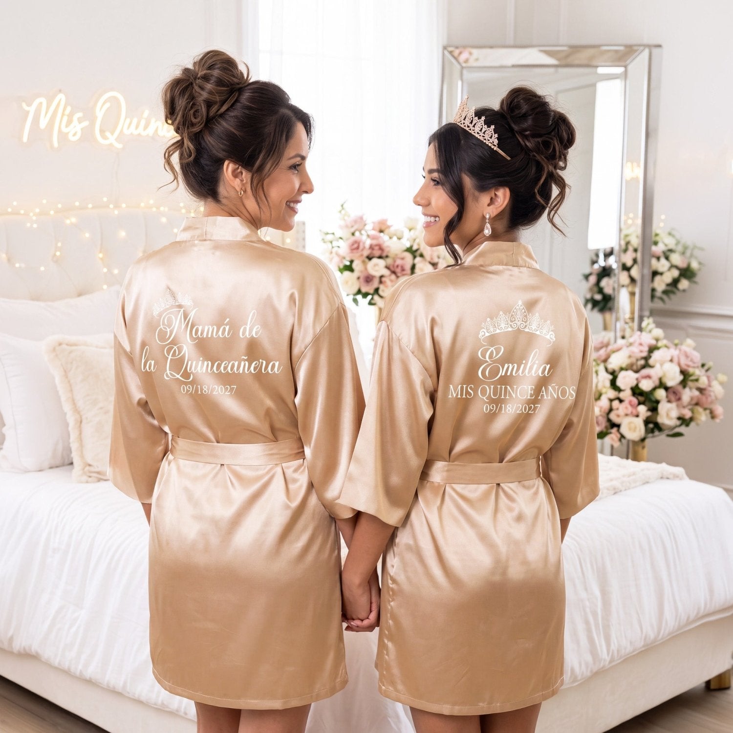 Classic Princess Quinceanera Robe Personalized, Quince Gift - Gifts Are Blue